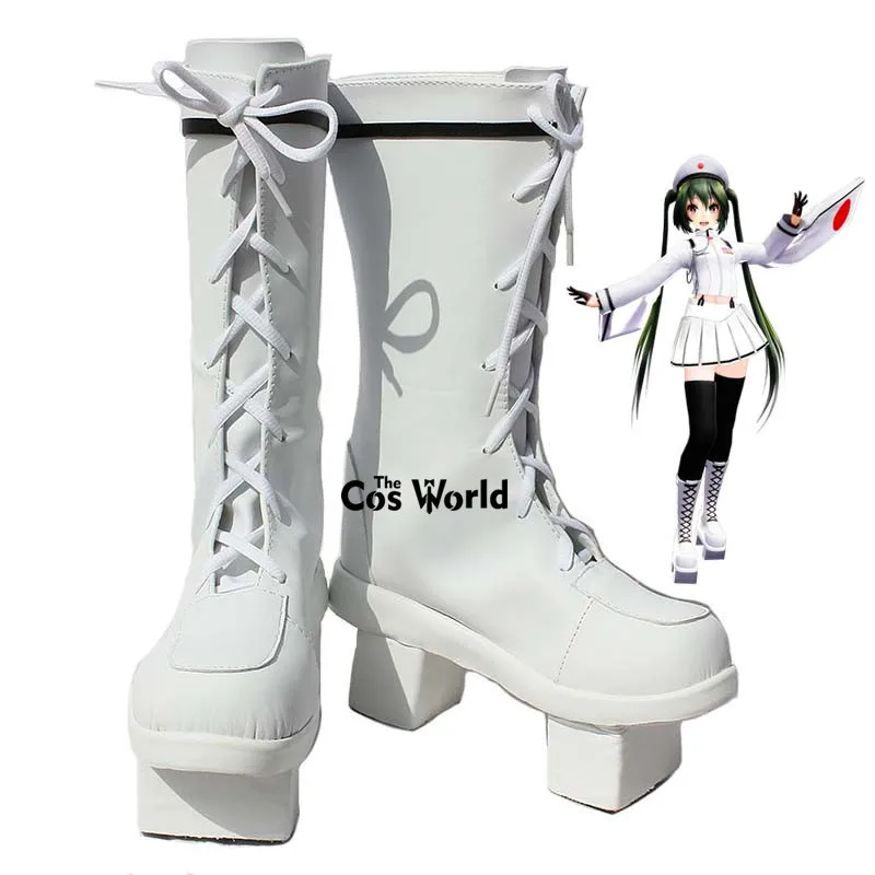 

Thousand Cherry Trees Blossoms Senbonzakura Miku Anime Customize Cosplay Shoes Boots