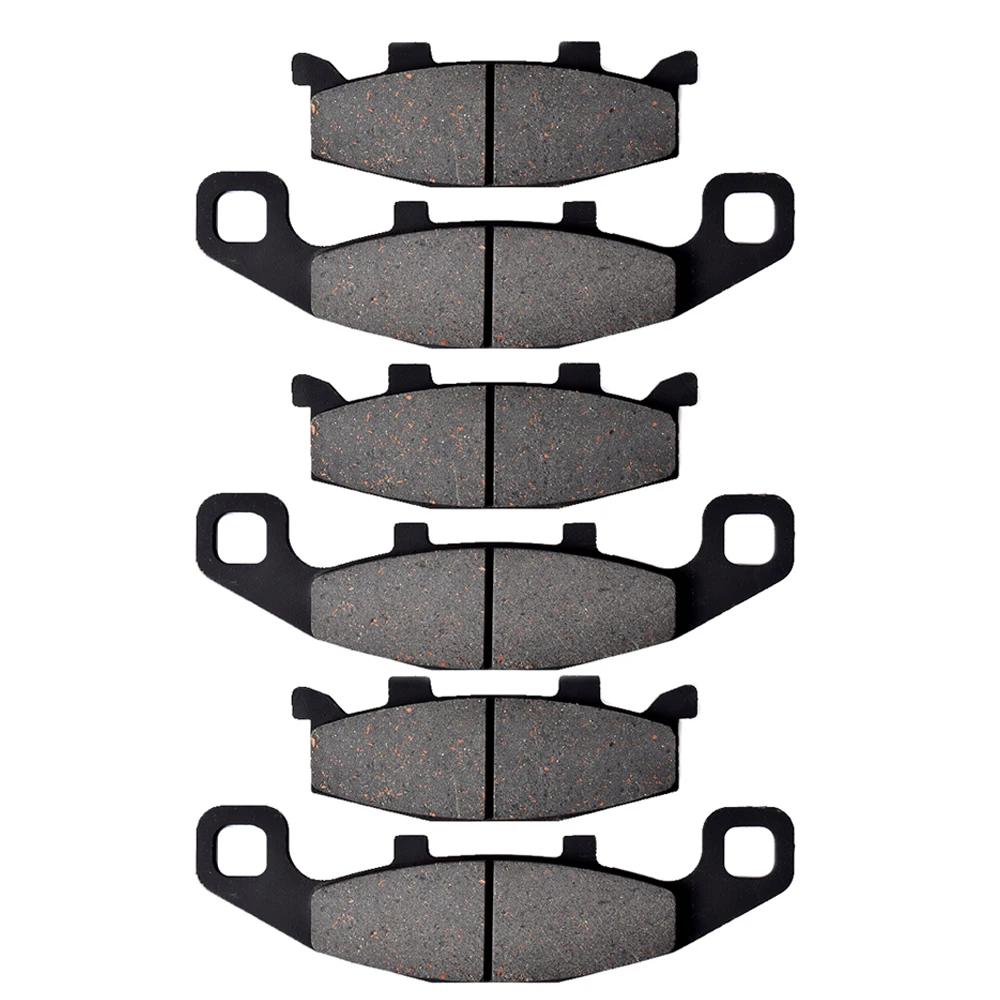 For KAWASAKI ZX600 C Ninja 600 R 1988-1996 ZX 600 Motorcycle Front Rear Brake Pads Brake Disks