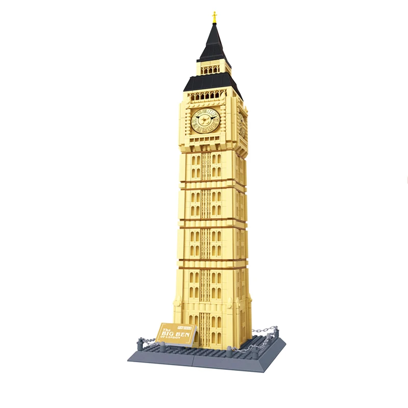 1642pcs Brick Model London Big Ben World Construction Building Blocks Creative Architecture Gift Toys Kids For Children