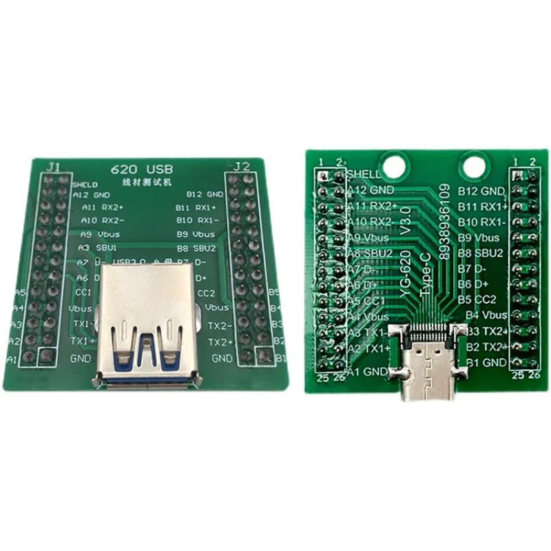 YG620TYPE-C Female USB Test Board A Male 2.0 3.0 Adapter Board DYC620 Consumables Fixture Accessories