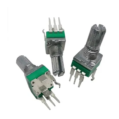 Precision adjustable potentiometer R09 RK09 B1K B1M B10K B20K B50K B100K B500K 15MM RK097N vertical curved single switch