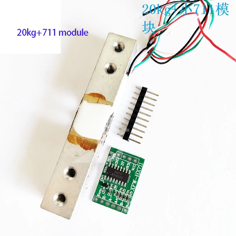 1pcs 1kg, 5kg, 10kg, 20kg, small range weighing pressure sensor with HX711AD module Weighing module