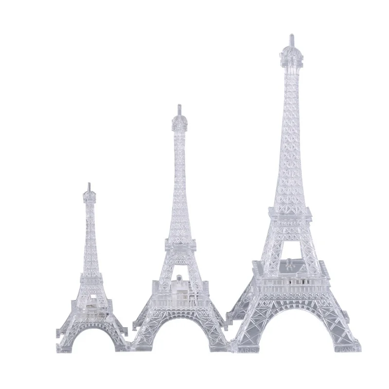 3D Romantic France Eiffel Tower/Paris Tower LED Night Light RGB Bedroom Table Lamp Kids Friends Family Gifts Home decoration