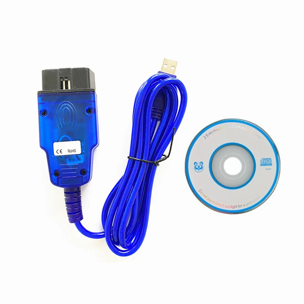 For Opel Tech2 USB Diagnostic Cable With FTDI FT232 Chip OBD2 Auto Connectors for OPEL Tech 2 USB Interface Scanner Tool