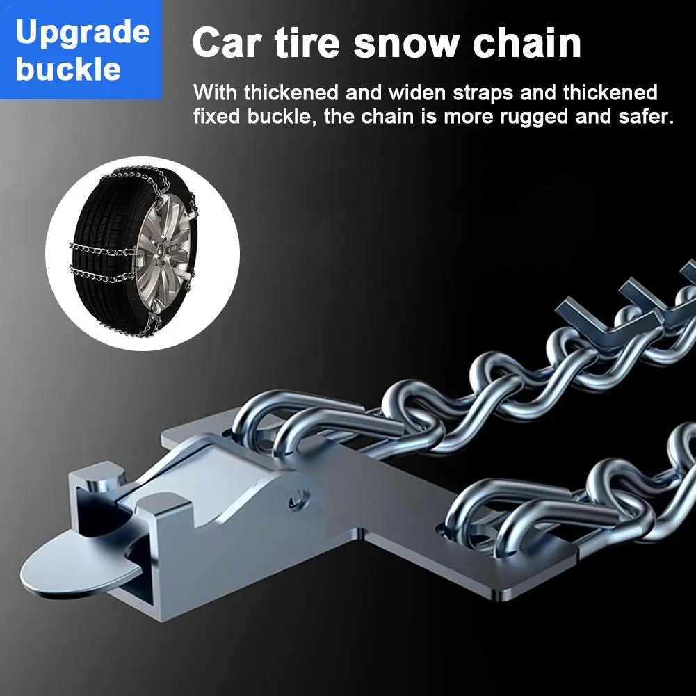 1/4/6pcs Car Snow Chain Anti-skid Wear-resistant Bold Manganese Steel Ice-breaking Nails For Winter Snow Muddy Road