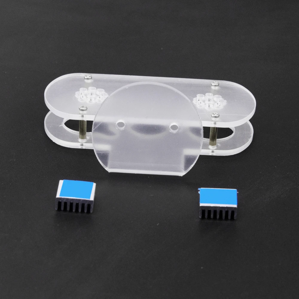Acrylic Infrared Night Vision IR-CUT Camera Holder With Heat Sink For Raspberry pi 4B/3B+
