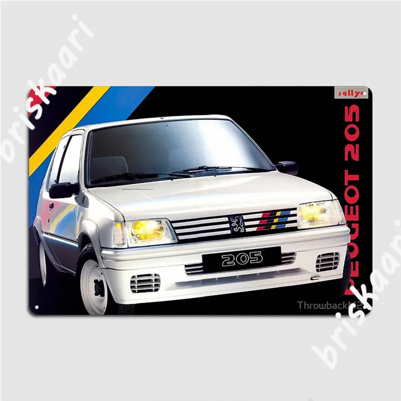 205 Rallye Metal Signs Painting Décor Customize Cinema Kitchen Mural Tin sign Posters