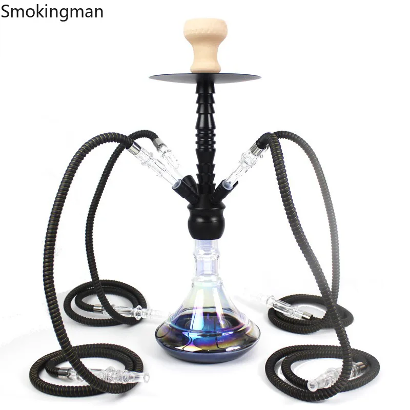 

Bar KTV Hookah medium and large pot four-pipe Arabian hookah hookah pipe shisha Shisha Nargile Sheesha Narguile Chicha