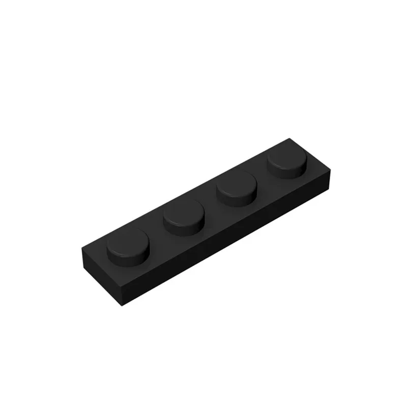 10 sztuk MOC 3710 płyta 1x4 klocki do budowy części kompatybilny montuje DIY budowlane cegły cząstki zabawki urodziny prezent dla Kid