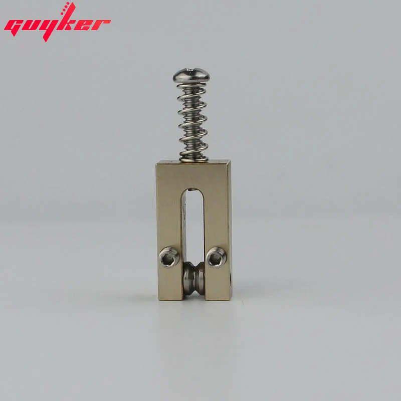 6 pcs Brass Bridge Saddles 10.5MM/10.8MM Roller Saddle Guitar Tremolo Bridges Set for ST/TL