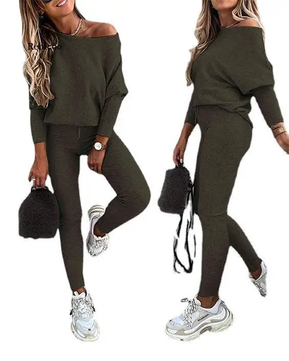 

Spring Autumn Women Two Piece Set Tracksuit Fall Top Pants Sets Female Sports Wear Francais Streetwear Tracksuits