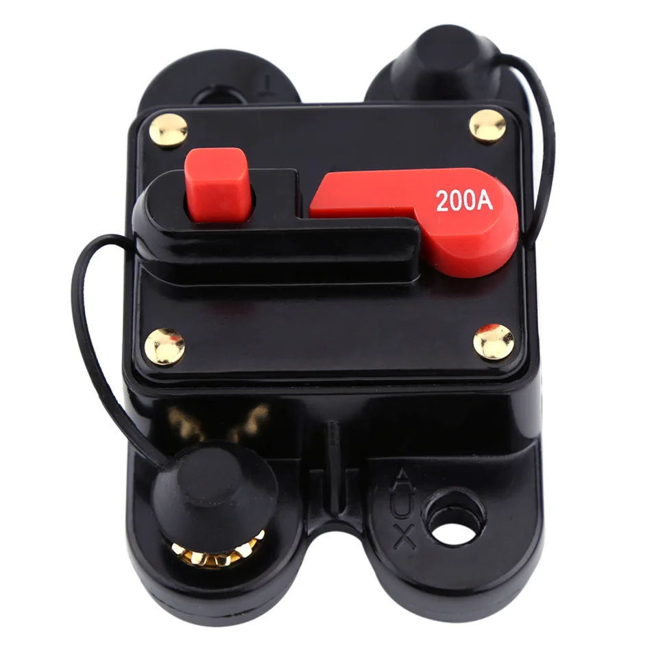 50A-300A Optional Car Boat Truck Audio Inline Circuit Breaker Fuse for 12V Protection hot sale