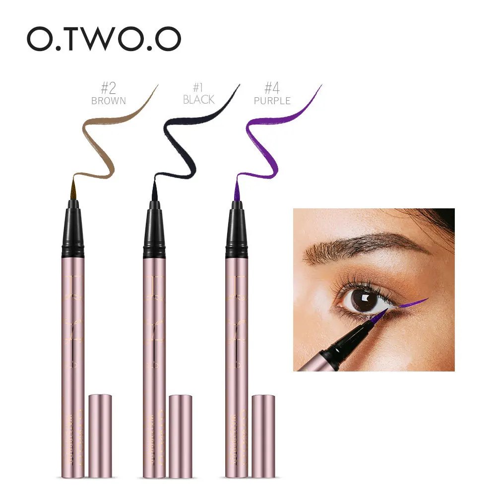 Hot Selling O. Tw O.o Quick-Dry Waterproof A Molding Not Smudge Eyeliner Foreign  Makeup Goods Cosmetic Gift for Women