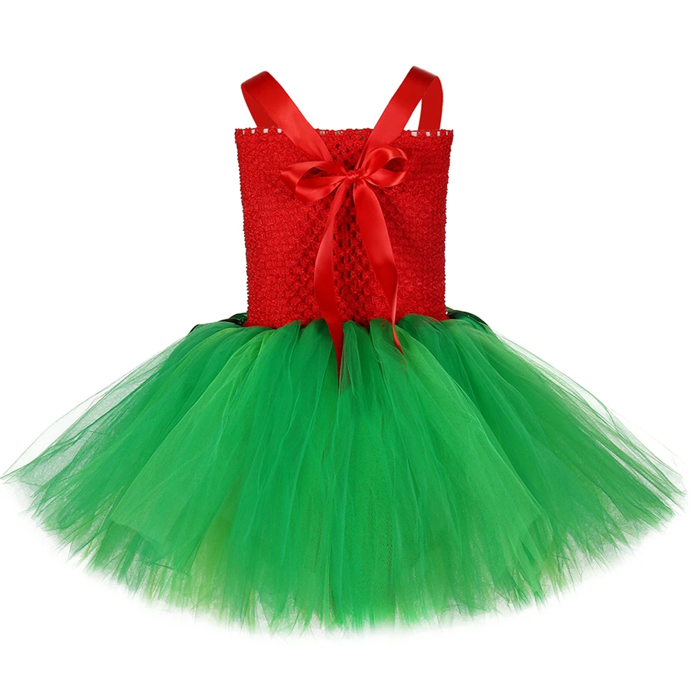 Vestido de tutú Lilo para niña, trajes de princesa de fiesta con guirnalda para bebé, disfraz de Navidad y Halloween, vestidos Hawaianos para niños