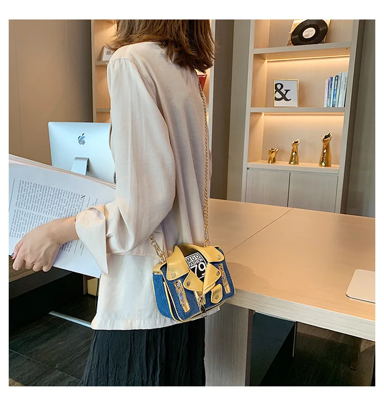 2020 Fashion Jacket Design Box Designer Women Flaps Handbag High Quality PU Leather Shoulder Bag For Ladies Chain Crossbody Bags