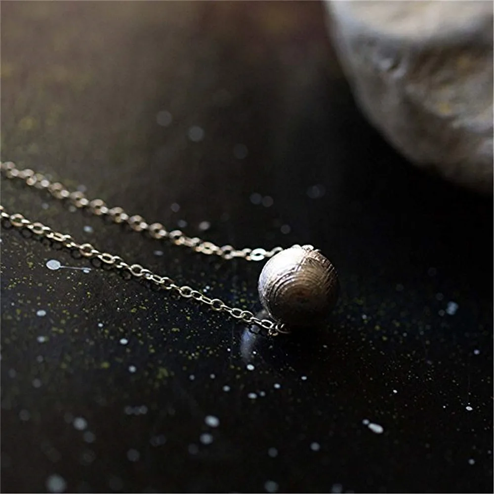 10mm Natural Gibeon Iron Meteorite Moldavite Pendant Necklace For Women Lady Men Crystal Silver Chain Loose Beads Jewelry AAAAA