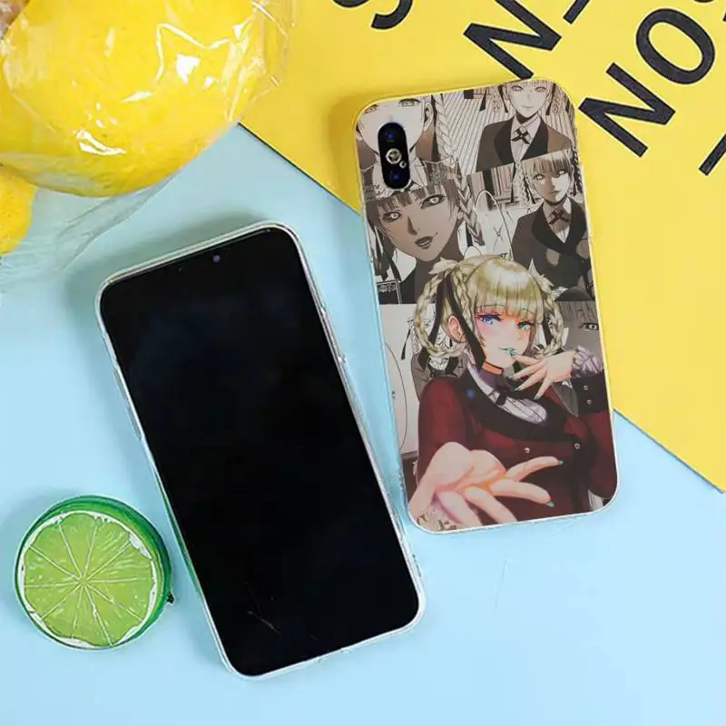 Japanse Anime Kakegurui Jabami Yumeko Telefoon Case Voor Iphone 13 11 12 13 Mini Pro Xs Max 8 7 6 6S Plus X 5S Se 2020 Xr