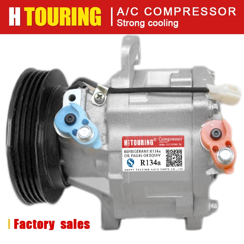 

For Car Toyota Terios 2002 2003 2004 2005 2006 2007 AC Compressor 447200-9888 4472009888 447200 9888 4PK High Quality