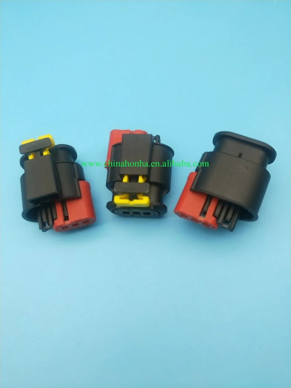 

5pcs 3pin tyco auto wire harness Sealed Sensor connector plug 284425-1 Fuel Diesel Injector Ignition coil Connectors 284426-1