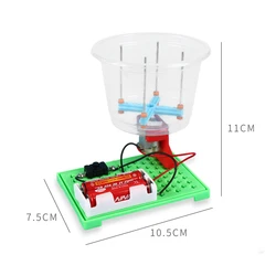 Diy misturador elétrico liquidificador modelo brinquedos crianças crianças estudantes ciência experiência de aprendizagem material educacional kits