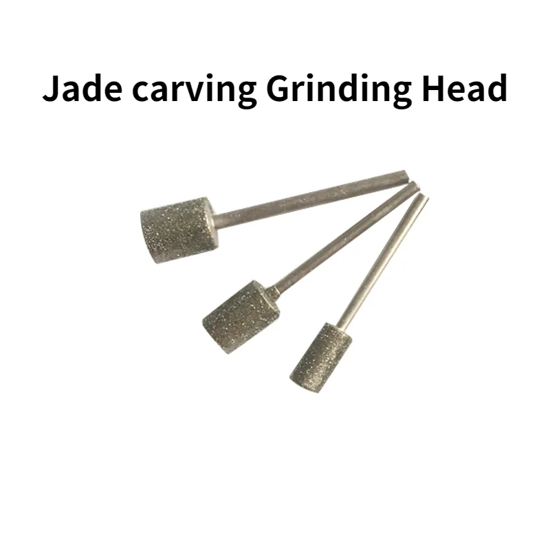 Class A / K Head Jade Carving Amber Agate Punch Carving Tool /flat Head Cylindrical Round Stick Silicon Carbide Drill Bit Head K