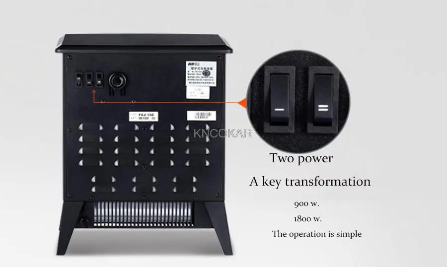 유럽 유형 3 d 시뮬레이션 화재 전기 벽난로 히터 수직 히터의 가정용 전기 히터 사무실 220 v "D163