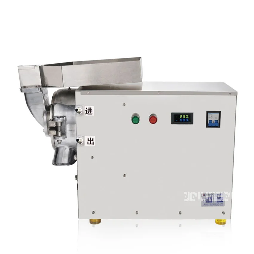 New DLF-60S Chinese Herbal Medicine Grinder Commercial Water-cooled Superfine Grinding Machine 220V 3KW 30-180 Mesh 6000r/min