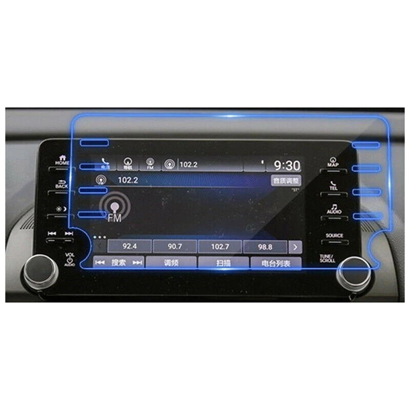 Protector de pantalla de vidrio templado Hd para coche, película compatible con Honda Accord 2018