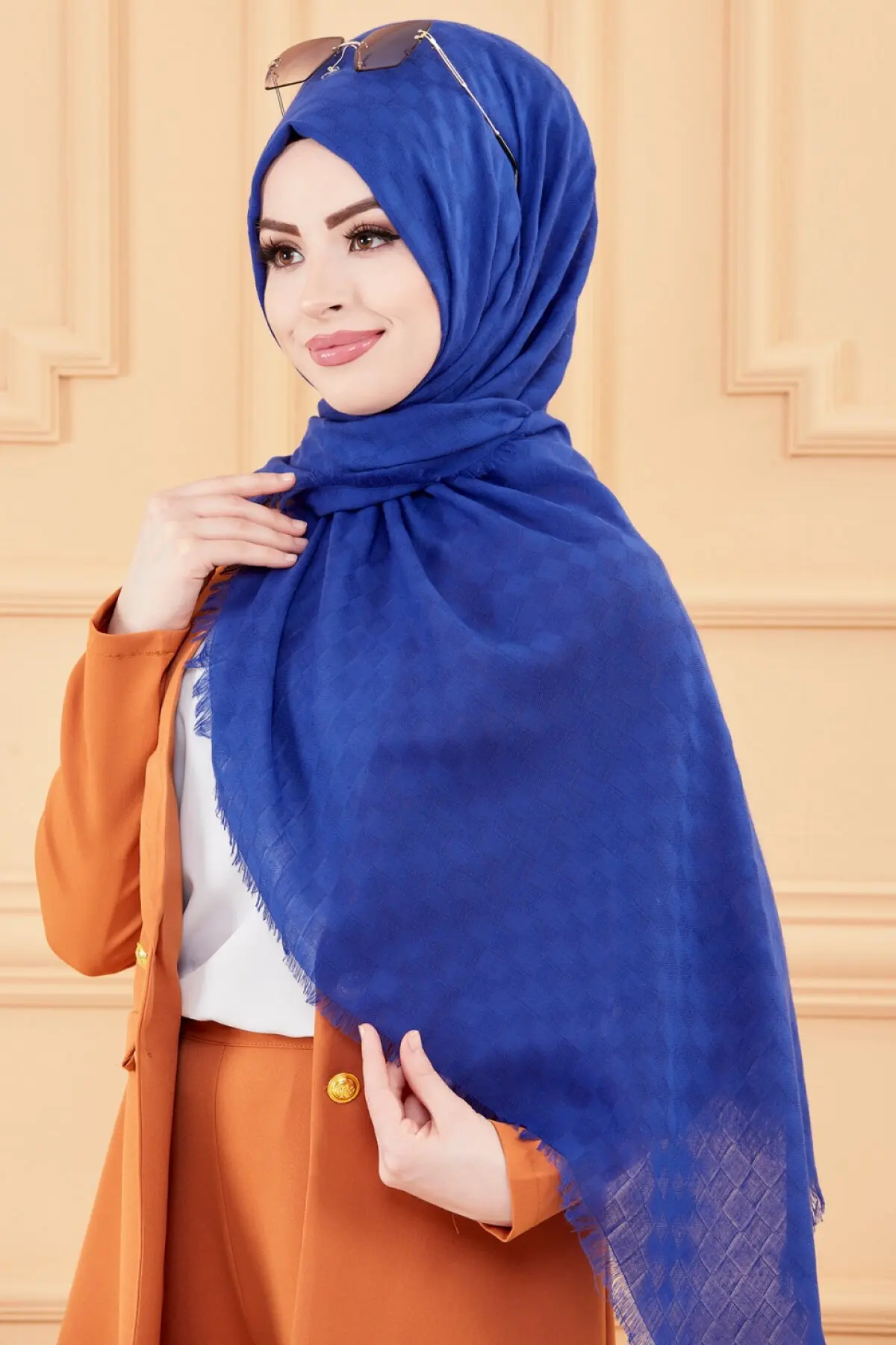 TUGBA Women Shawl Scarf High Quality New Season Modern Islamic Muslim Hijab Mubarek Ramadan Turkey