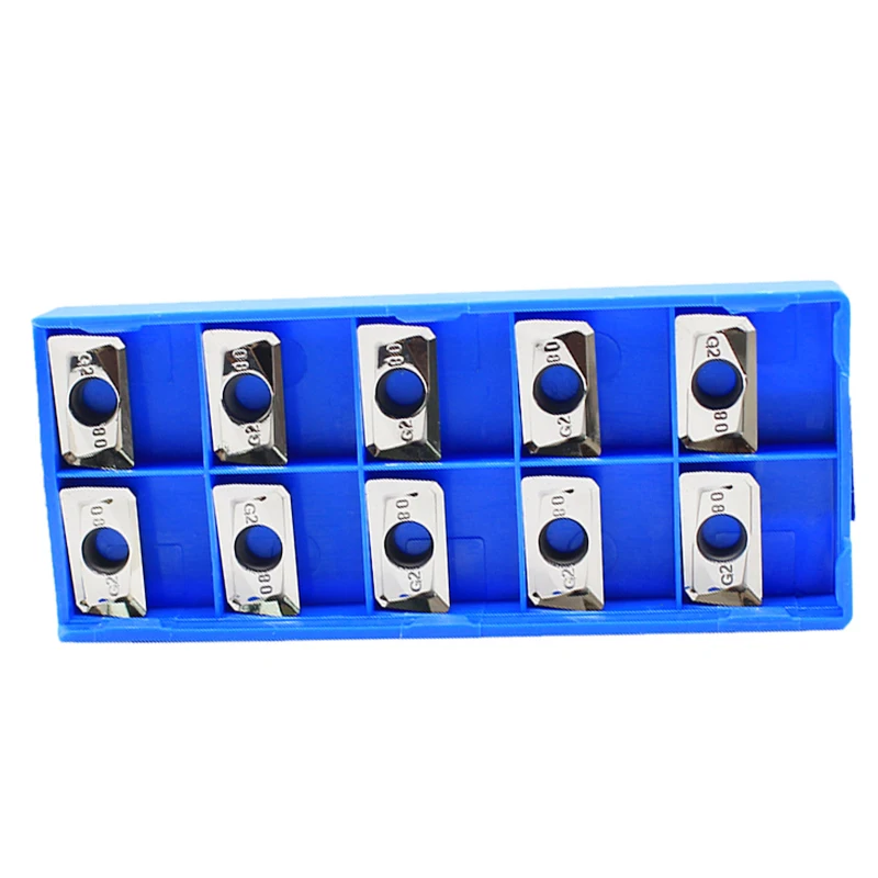 10 قطعة APKT 1604PDFR G2 H01 الطحن القاطع الألومنيوم سبائك الألومنيوم معالجة CNC مخرطة أداة حامل أداة