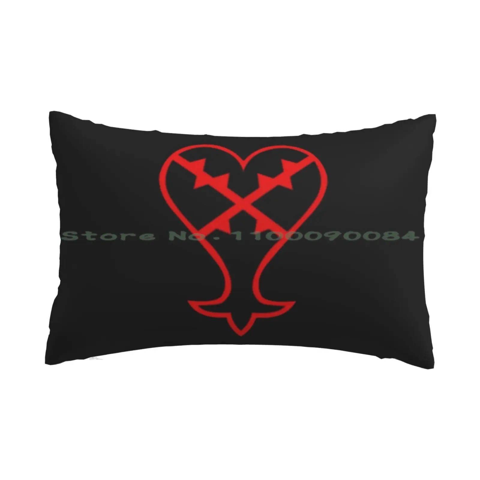 Heartless Pillow Case 20x30 50*75 Sofa Bedroom Heartless Kh Riku Gaming Kairi Kingdom Hearts 2 Anime Gamer Kingdom Hearts 3