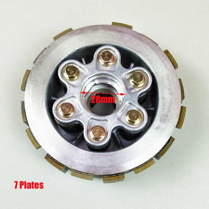 Motorcycle Transmission Parts Clutch Disc Plate Center For Honda Lifan Haojue CG125 CG150 CG200 CG250 4-5-6 Plates 28mm 35mm