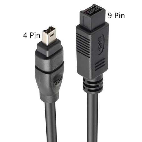 Imagen 2 del producto Cable FireWire 9 PIN / 4 PIN BETA FireWire 800 - FireWire 400 9-4, Conector de 9 Pines a 4 Pines, 800mbps, IEEE 1394B, 1.8m 3m 5m