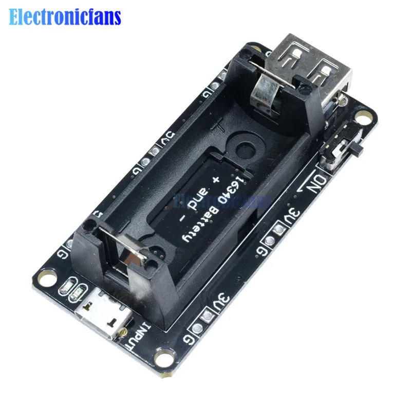 Dual 18650 Lithium-Batterie-Shield V8 Micro-USB-Powerbank-Modul 3V1A 5V 3A für Raspberry Pi Wifi ESP8266 ESP32 Ladevorrichtung – Detail 23