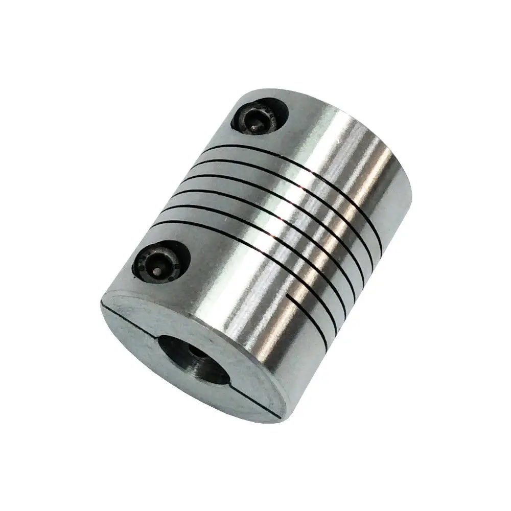 Acoplador de eje de acoplamiento Flexible CNC, acoplador Flexible para motores de aleación de aluminio, diámetro de 20MM/25MM, Conector de eje de motor