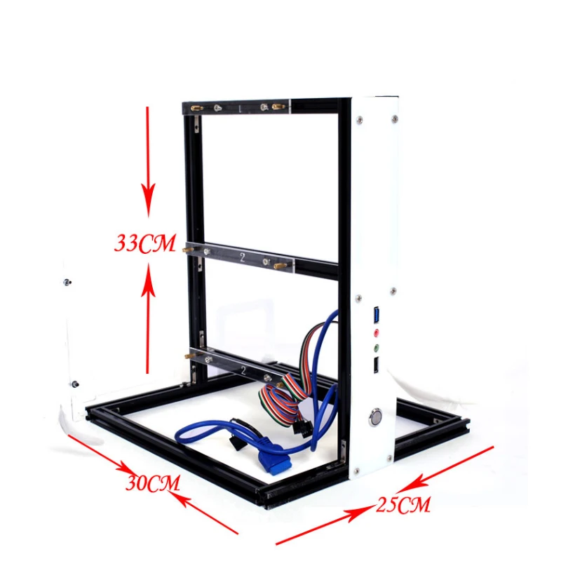 Computer Open Frame Water-cooling Aluminum Test Bench for ITX MATX ATX Air Case HTPC PC Games GPU DIY Kits