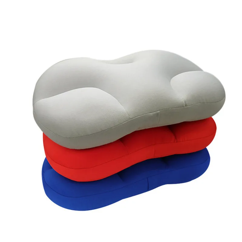 3D Cloud Pillow with Pillowcase All-round Ergonomic Cloud Pillows Soft Neck Support Egg Groove Design Sleep Memory Foam Pillow