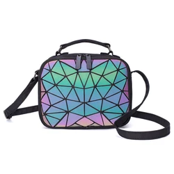 New Bao borse a mano per donna borse a tracolla luminose geometria di moda Mini borsa a tracolla borsa bolso mujer torebki damskie