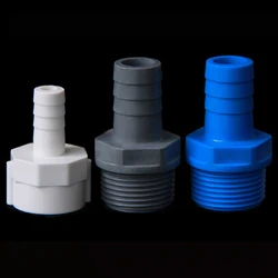 PVC Pipe Fitting - Thread Hose Pagoda Connector 8,10,12,16mm Barb Tail to Hose & 1/2