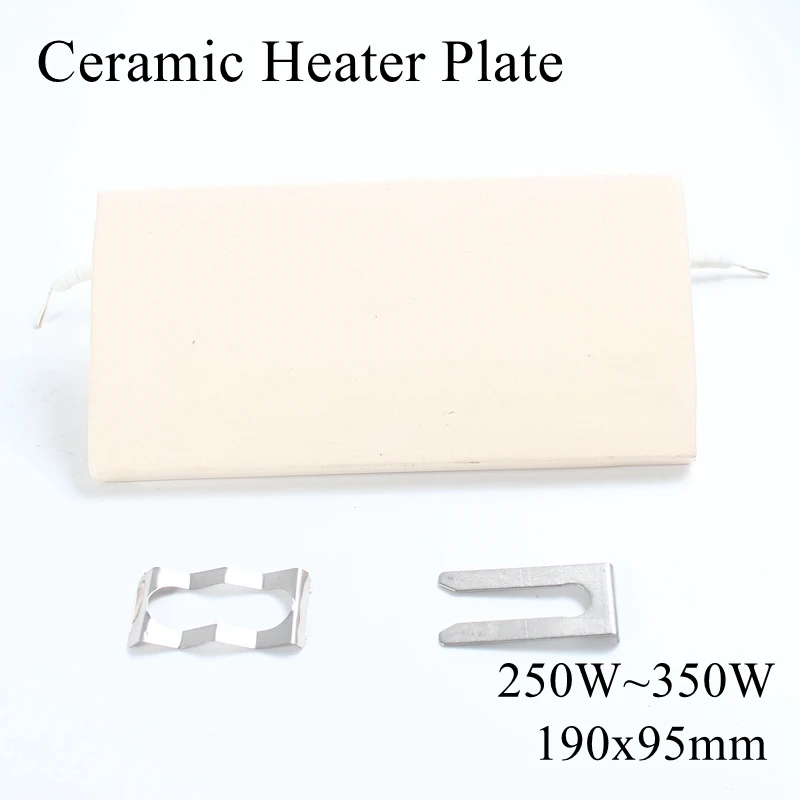 190*95mm 220V 350W IR Infrared Top Industrial Ceramic Heating Plate Upper Air Heater Board BGA Rework Station Pet Lamp 190x95mm