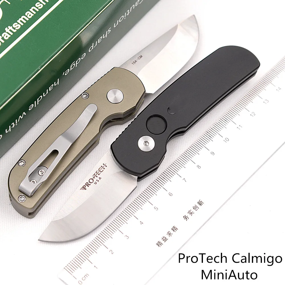 

2021 New Calmigo Mark 154CM blade Aluminum hunt camping Pocket outdoor Survival kitchen EDC Tool Tactical folding knife