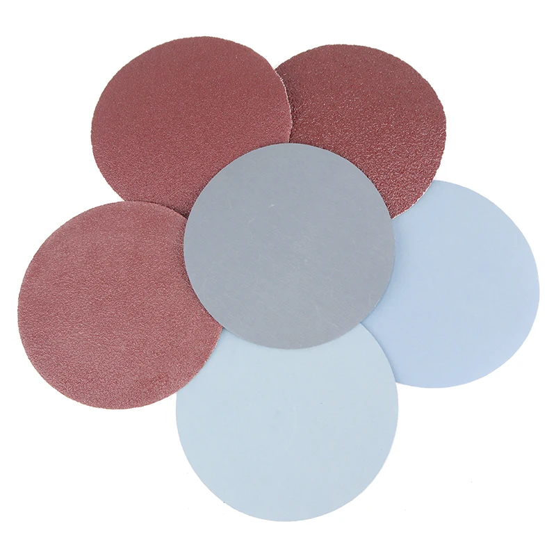 100pcs 4-inch sandpaper Flocking disc Polishing Self adhesive sandpan brushed back NO.C1603