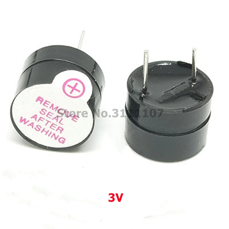 10pcs 3V 5V 12V Active Buzzer Magnetic Long Continous Beep Tone 12*9.5mm New For Arduino Mini Plug Speaker