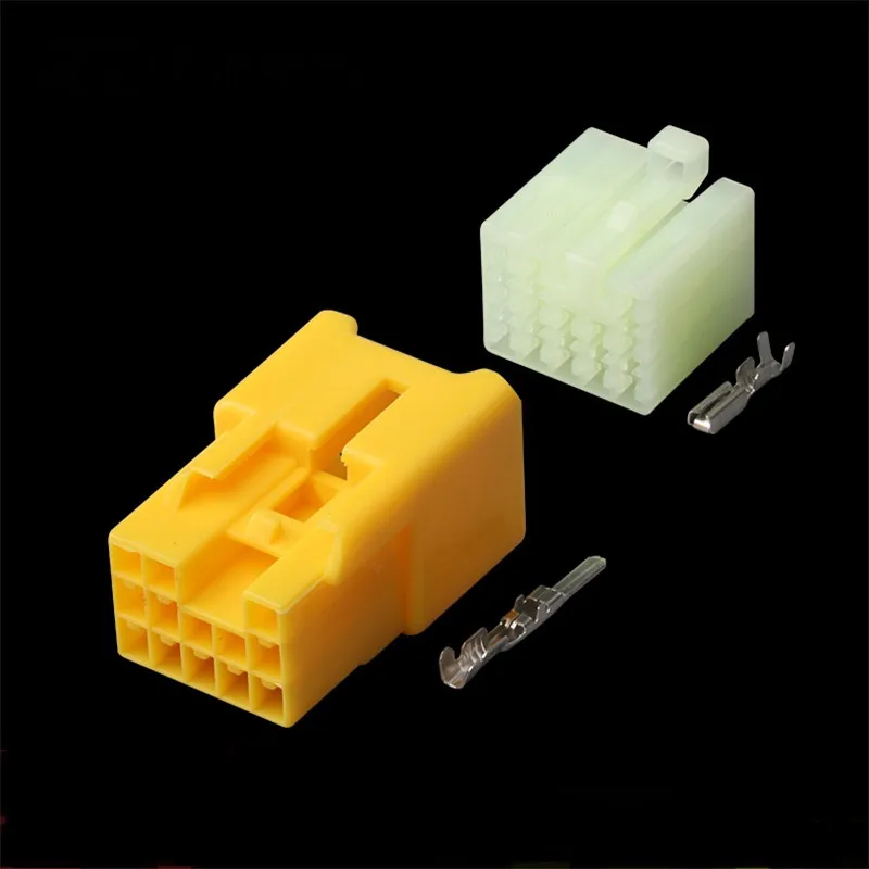 Automotive Plug 13 Pin Way Wire Electric Cable Female Male Connector With Terminals Audio Socket 7123-1330 7122-1330