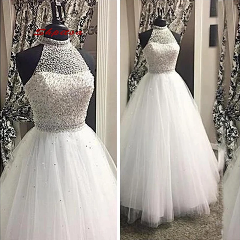 Luxury Wedding Dresses A Line Turkey Tulle Plus Size Bride Bridal Weding Weeding Dresses Wedding Gowns 2020