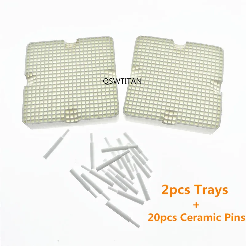 Honeycomb Firing Trays Square/Round Metal Pins Zirconia Pins Dental Technician Supplies