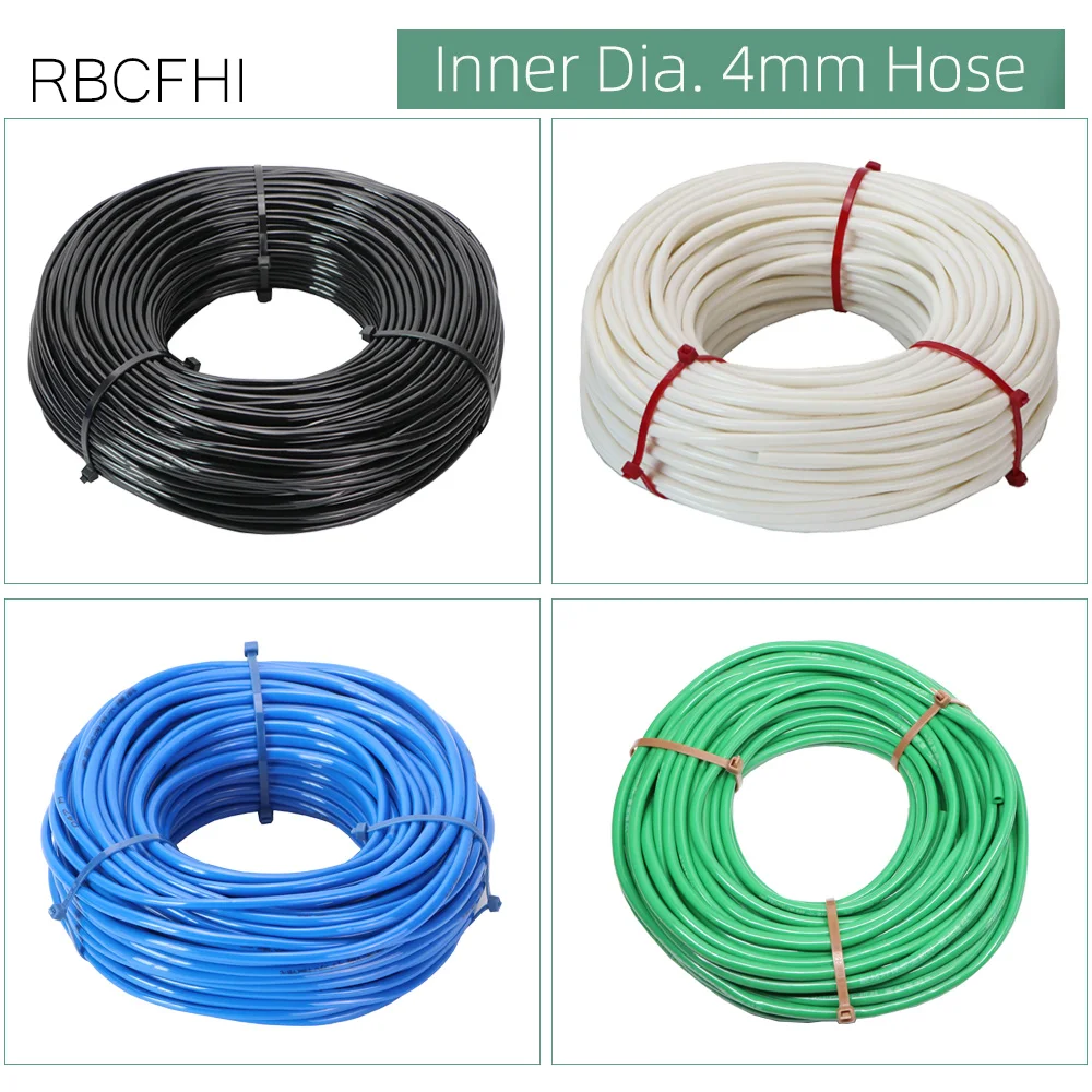 RBCFHl 4/7mm New PVC Garden Water Hose Tubing to 1/4'' Connector Micro Drip Irrigation Tube Water Plants Flowers Greenhose Pipe