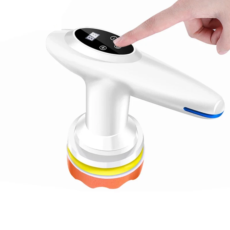 Đánh Bóng Xe Máy Điện Không Dây Máy Đánh Bóng 7500 Vòng/phút LED Có Điều Chỉnh Tốc Độ Làm Đẹp Máy Tẩy Lông Phụ Kiện Xe Hơi Powewr Dụng Cụ