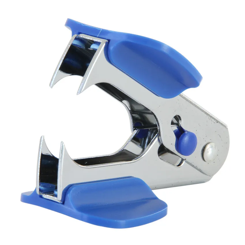 สีสุ่ม1 PC Mini แบบพกพามาตรฐานโลหะ Staple Remover เล็บดึง Extractor โรงเรียนสำนักงานเครื่องมือ Binding Supplies