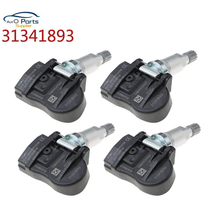 

4 Pcs TPMS Sensor 31341893 31341171 313418930 Tire Pressure Sensor For Volvo C30 C70 S40 S60 S70 S80 V40 V50 V60 XC60 XC70 XC90